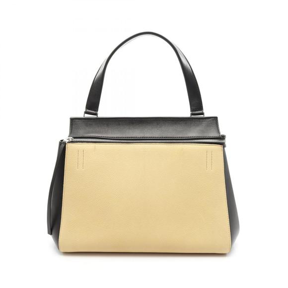 Celine leather black yellow EDGE handbag - Picture 1 of 7